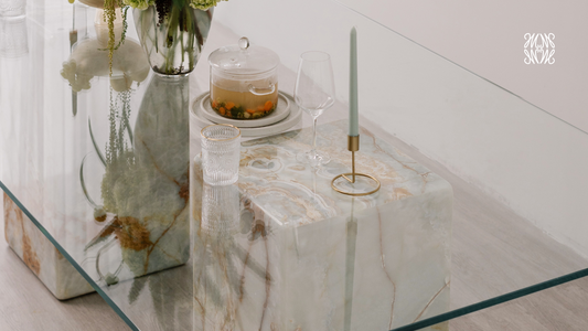 Furniture Trends 2024: Onyx Material and Natural Hues