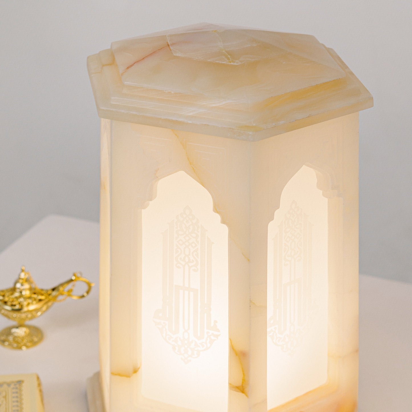 Sacred Lights - Lunora Onyx Lantern