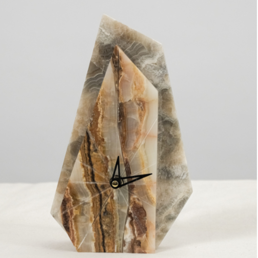 Ethereal - Hexaprism Marble Clock