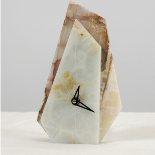 Ethereal - Hexaprism Marble Clock