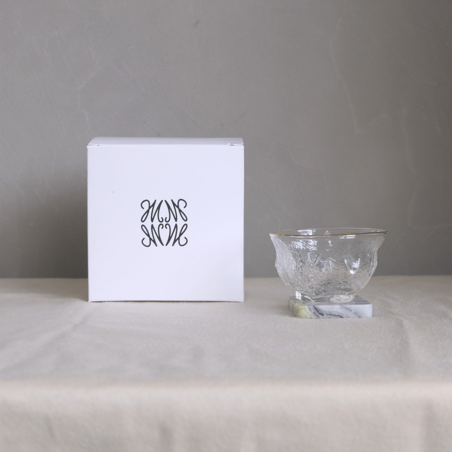 Mini Marble Tea Cup Rectangel Coaster