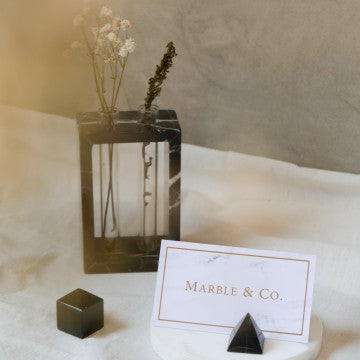 A Due Buche Marble Vase