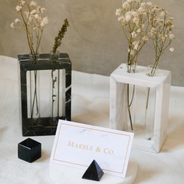 A Due Buche Marble Vase