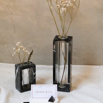 Un Grande Buco Marble Vase