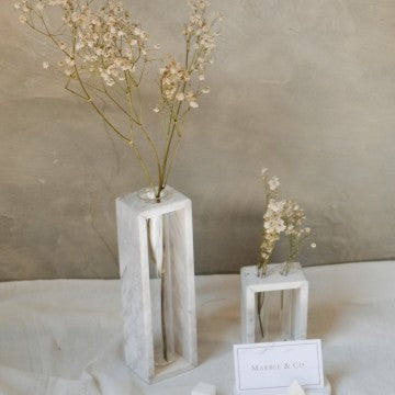 Un Grande Buco Marble Vase