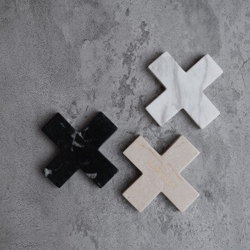 Cross Marble Coaster