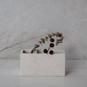 Bella Marble Brush Holder