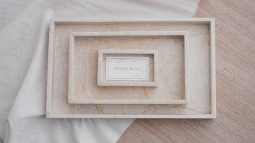 Bacinella Tray Marble Large