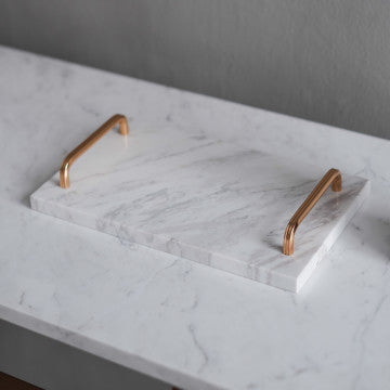Orecchio Quadrato Marble Tray Medium