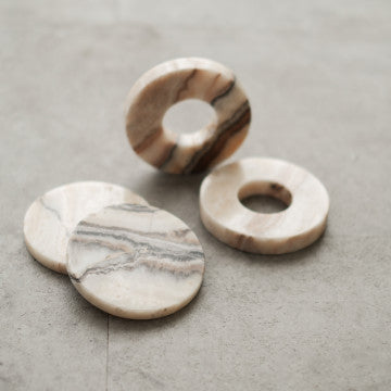 Doughnut Marble Coaster