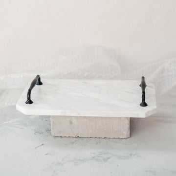 Orecchio Octagonal Marble Tray