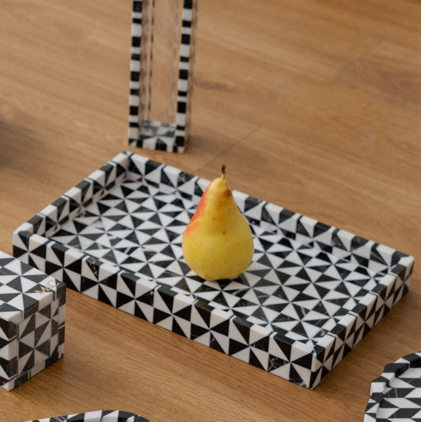 Bacinella Tray Large - Mozaec Collection Monochrome Tone