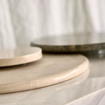 Lazy Susan Marble Plate
