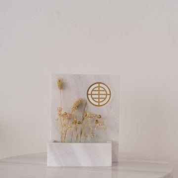 Zaina Marble Vase - SHORT