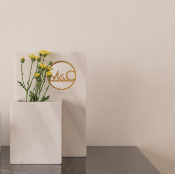 ZAINA MARBLE VASE - TALL