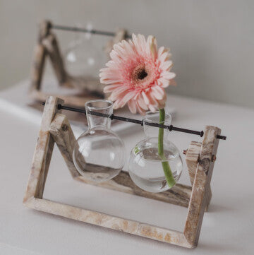 Mushu Swing Vase - 2 Glass