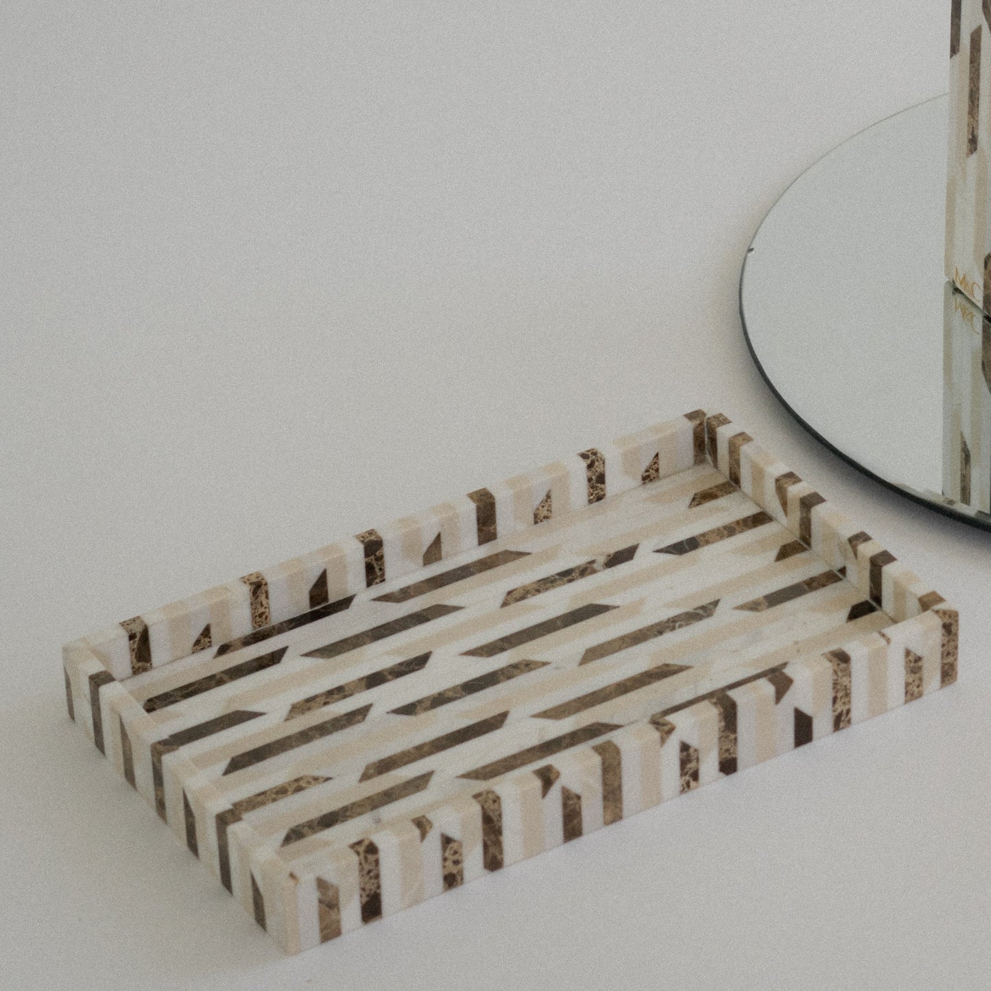 Bacinella Tray Large - Mozaec Collection Light Tone