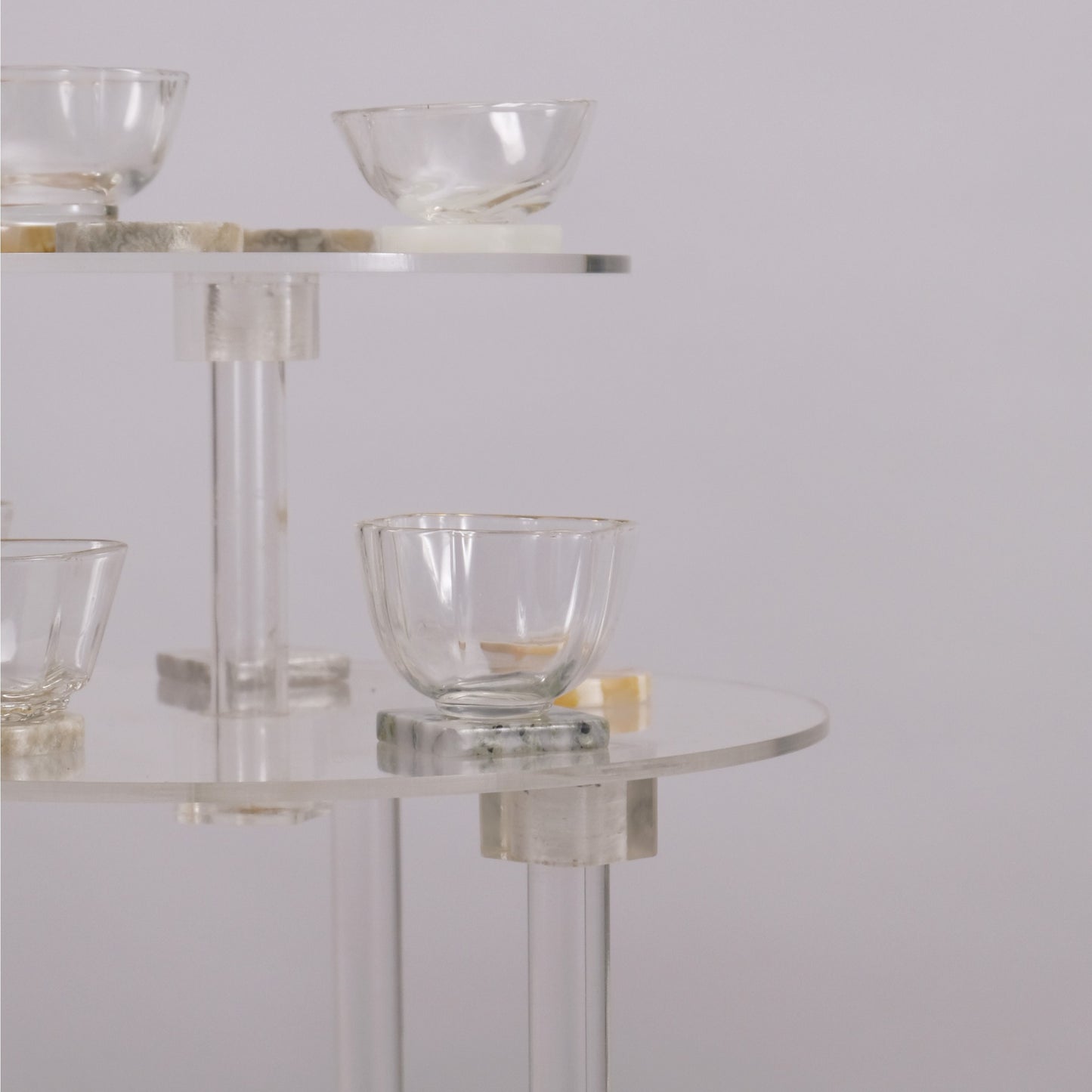 Mini Marble Tea Cup Rectangel Coaster