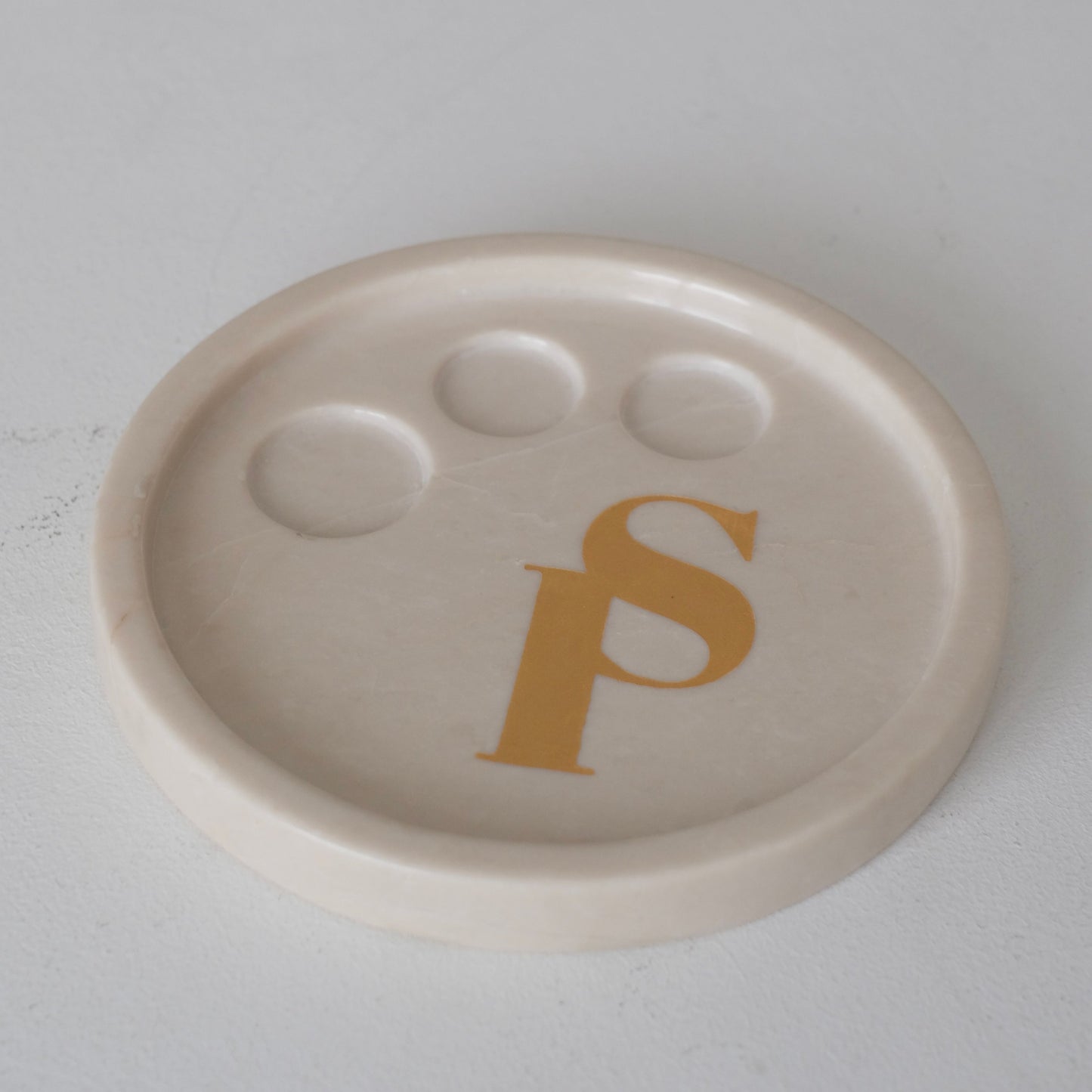 Marble Ring Rounded Tray