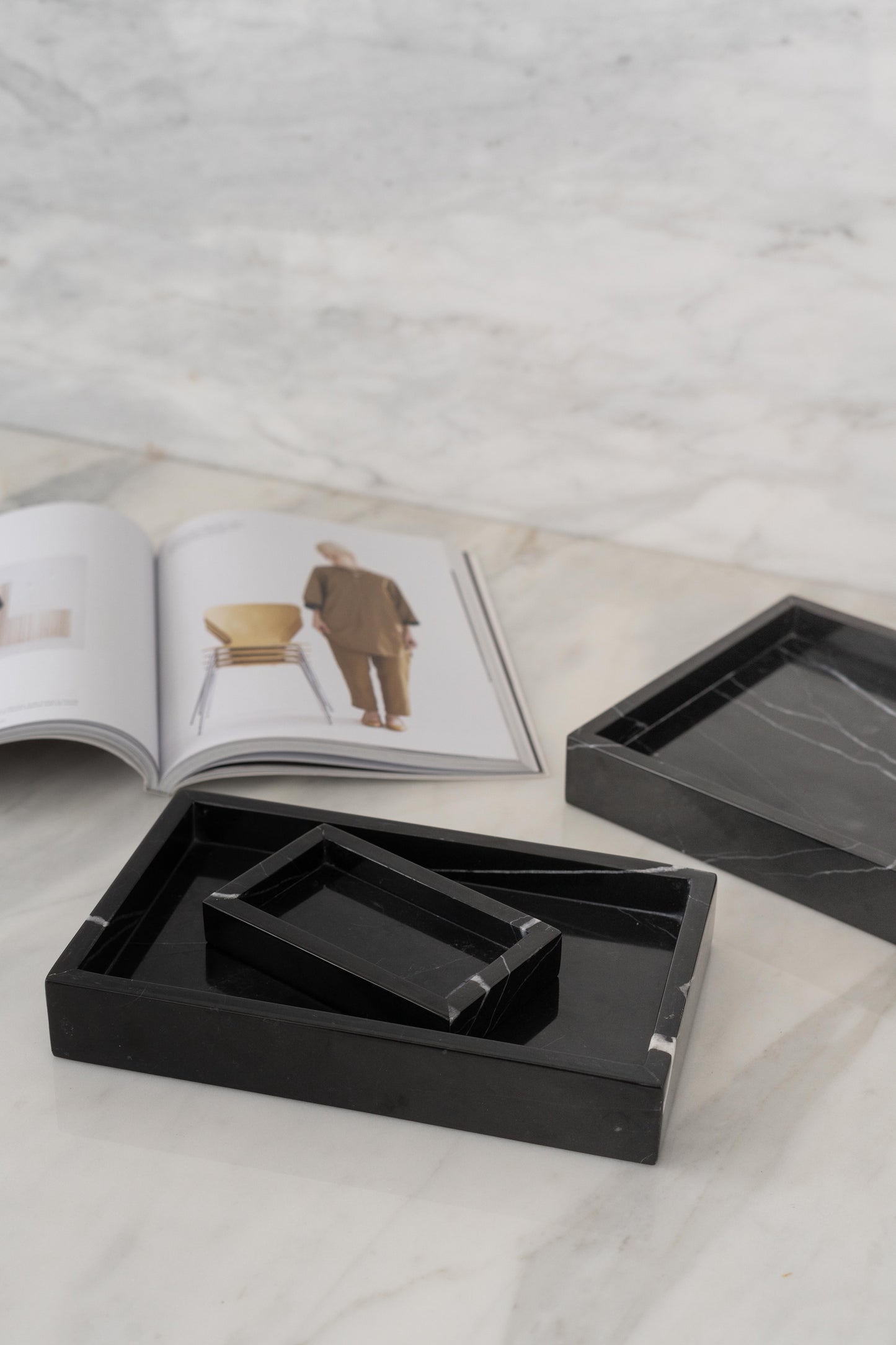 Bacinella Tray Marble Large