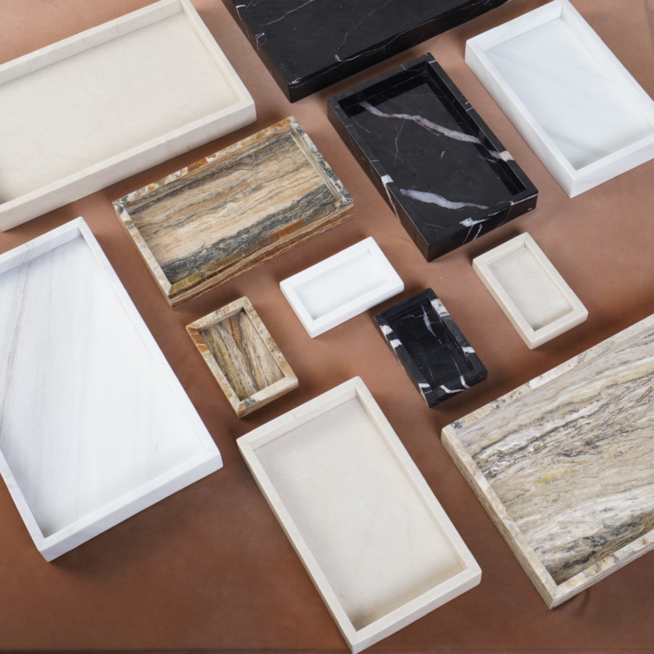 Bacinella Tray Marble Large