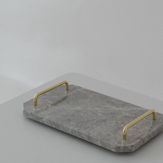 Orecchio Octagonal Marble Tray