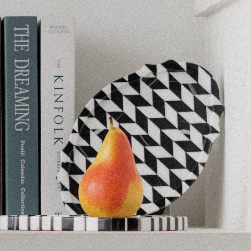 Aladine Medium Tray - Mozaec Collection Monochrome Tone