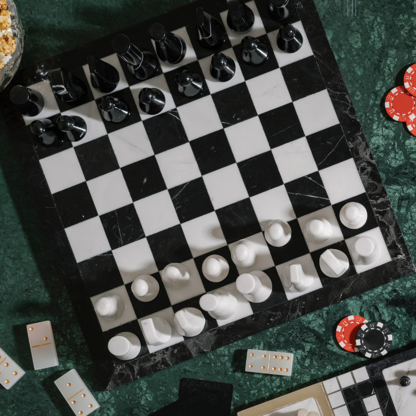 Luxe Marble Chess Kingdom