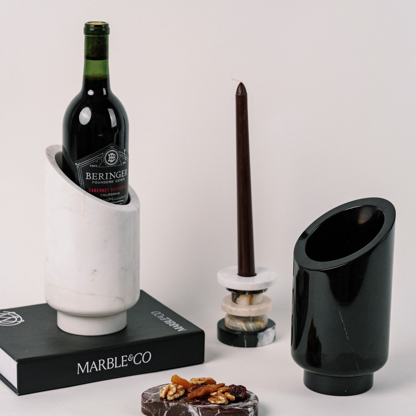 Marble Wine Holder - Quarto Wine Holder 1