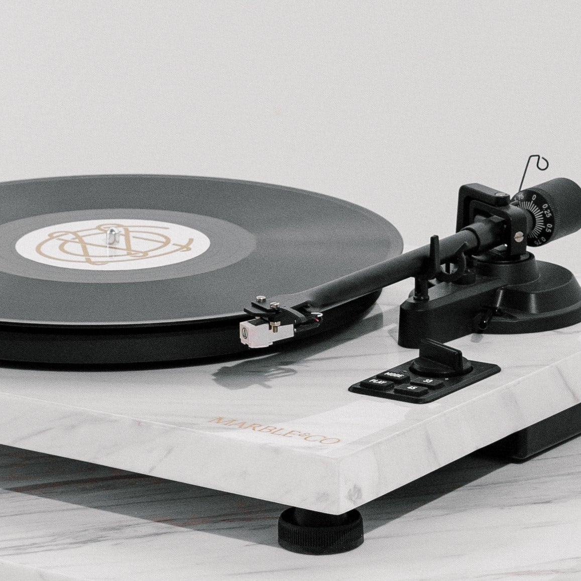 MARBLE LP PLAYER - SONATA MARBLE TURNTABLE