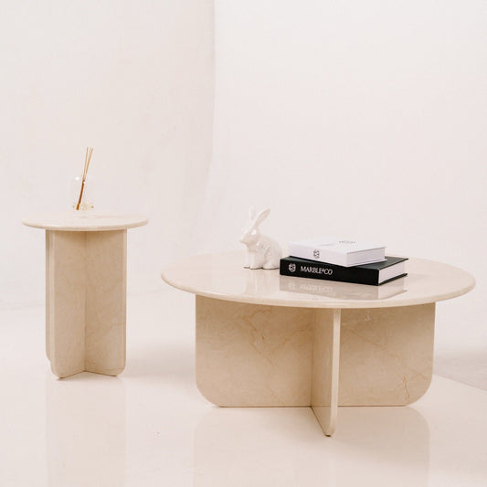 MARBLE TABLE - ZENNEST COFFEE TABLE SET