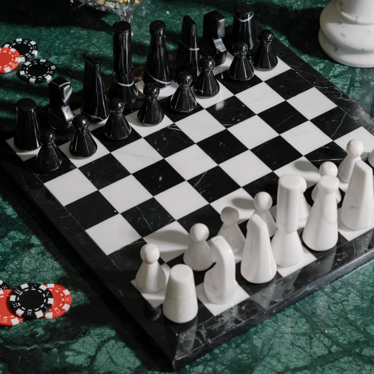 Luxe Marble Chess Kingdom