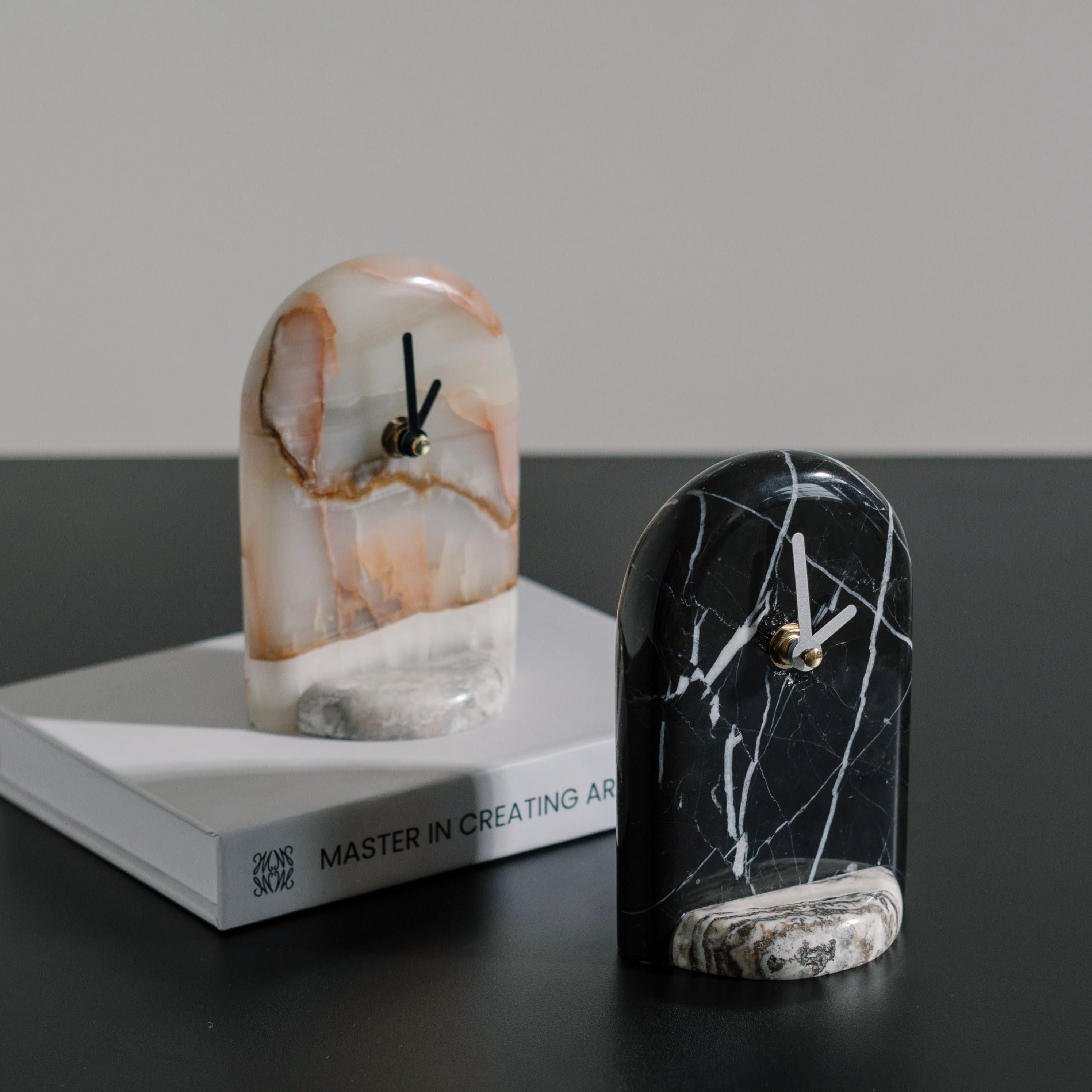 Crescent Table Clock – Marble & Co.