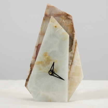 Ethereal - Hexaprism Marble Clock