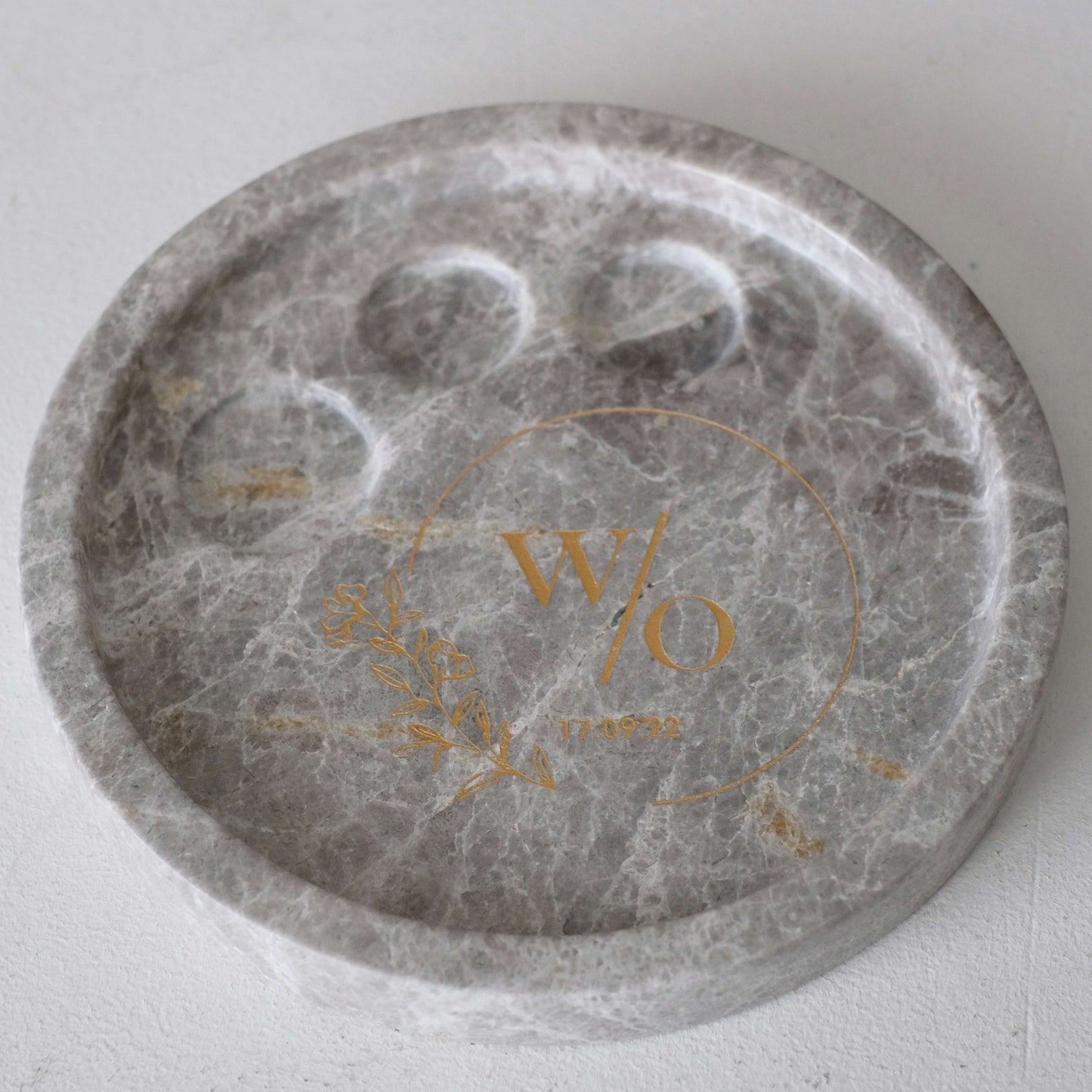 Marble Ring Rounded Tray